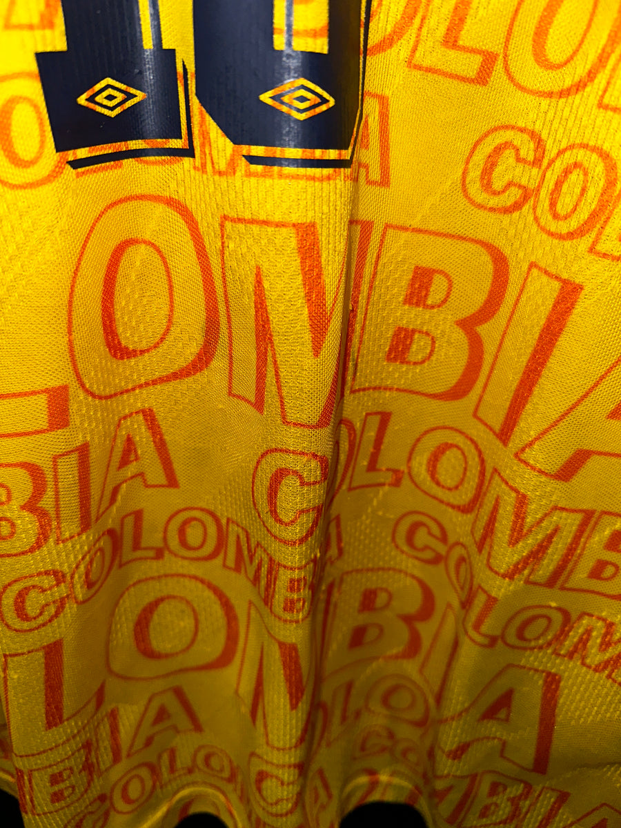 COLOMBIA 1997 VALDERRAMA  ORIGINAL JERSEY Size M