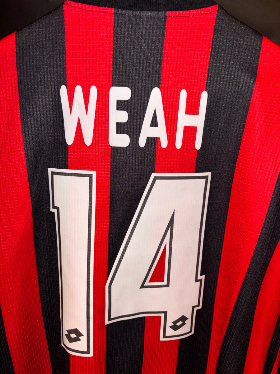 AC MILAN WEAH 1997-1998 ORIGINAL JERSEY Size L