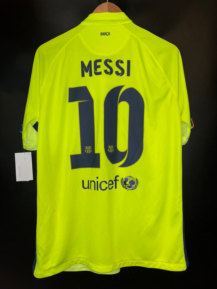 BARCELONA MESSI 2014-2015 ORIGINAL AWAY JERSEY Size L