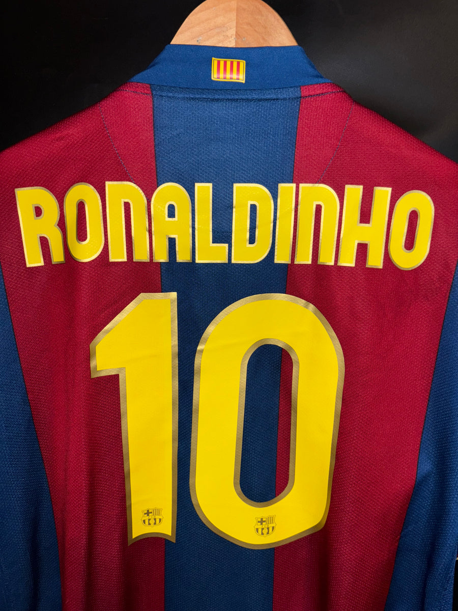 BARCELONA RONALDINHO 2007-2008 ORIGINAL JERSEY Size XL