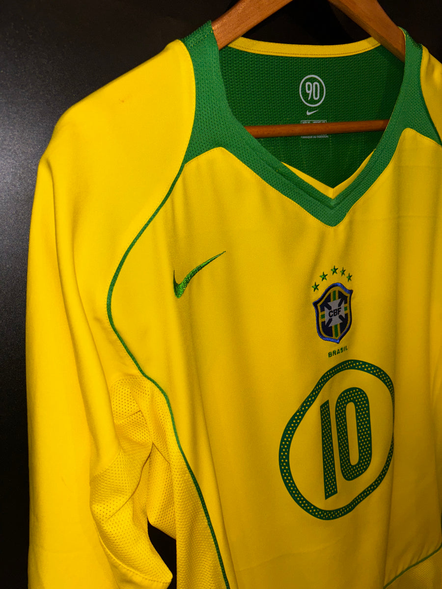 BRAZIL RONALDINHO 2004-2005 ORIGINAL JERSEY SIZE XL