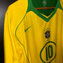 BRAZIL RONALDINHO 2004-2005 ORIGINAL JERSEY SIZE XL