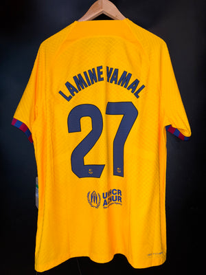 BARCELONA YAMAL 2023-2024 ORIGINAL PLAYER JERSEY Size XL