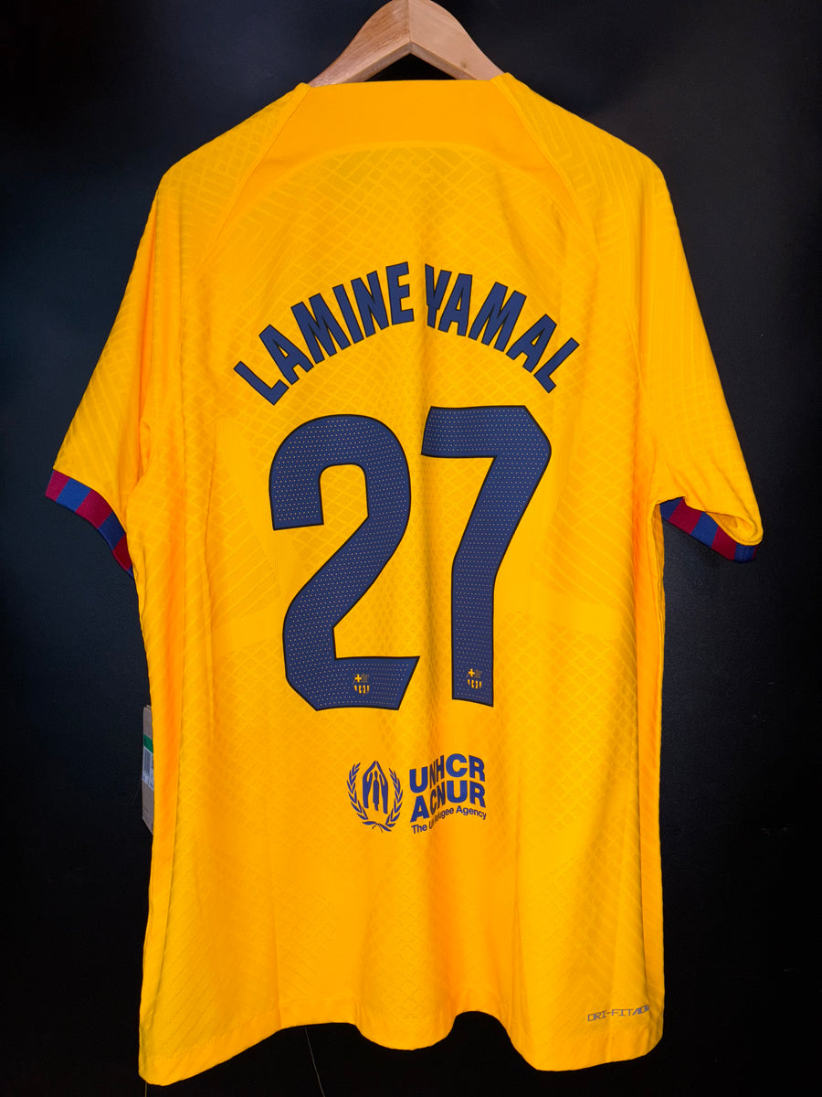 BARCELONA YAMAL 2023-2024 ORIGINAL PLAYER JERSEY Size XL