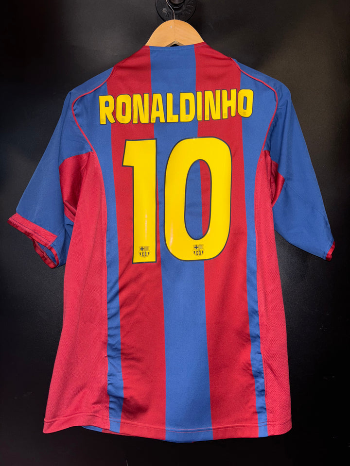 BARCELONA RONALDINHO 2004-2005 ORIGINAL JERSEY Size L