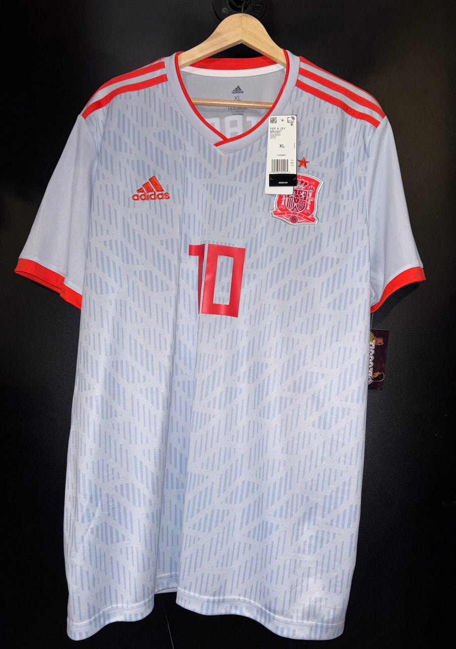 SPAIN THIAGO ALCANTARA 2018-2019 ORIGINAL JERSEY Size XL