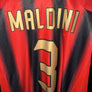 AC MILAN MALDINI 2004-2005 ORIGINAL JERSEY Size M