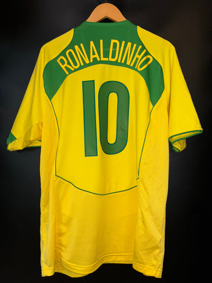 BRAZIL RONALDINHO 2004-2005 ORIGINAL JERSEY SIZE XL