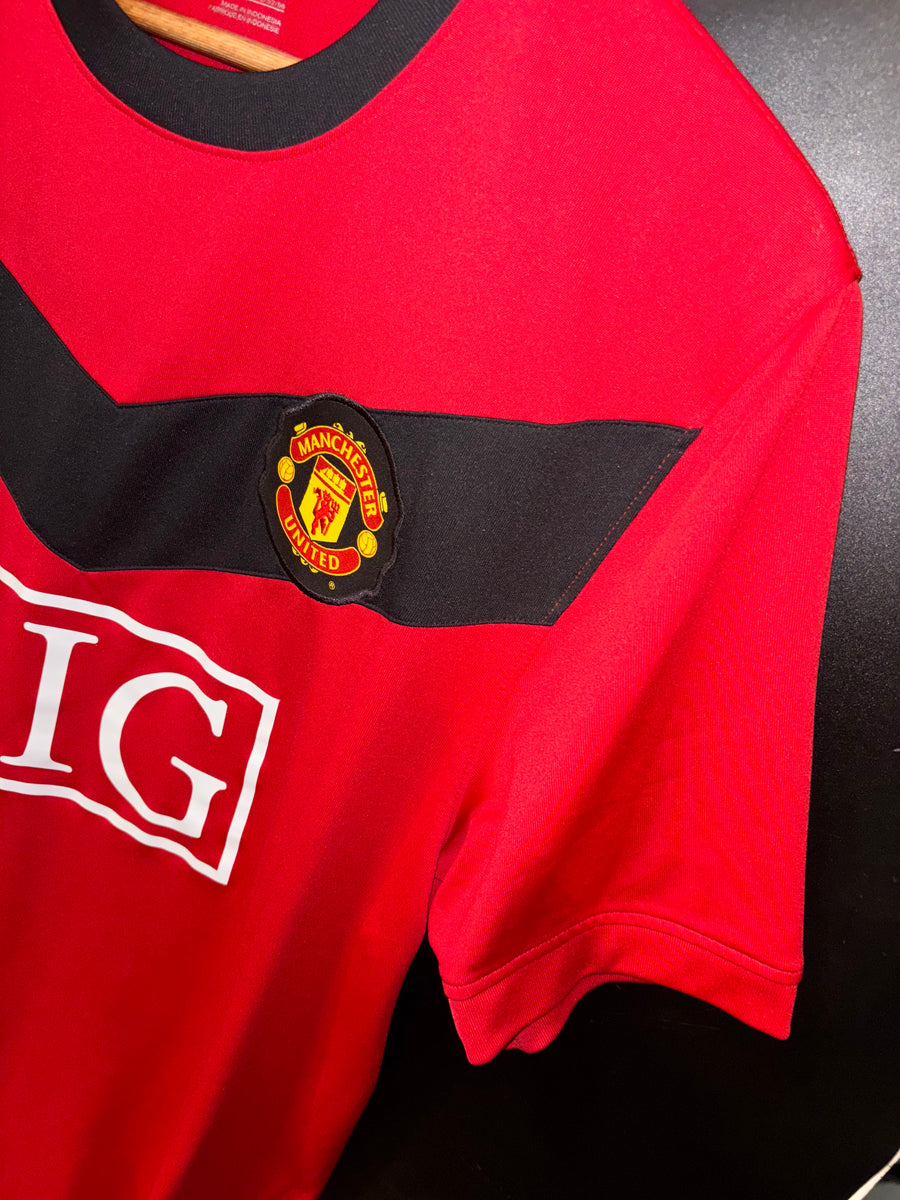 MANCHESTER UNITED VALENCIA 2009-2010 ORIGINAL JERSEY Size L