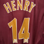 ARSENAL HENRY 2005-2006 ORIGINAL JERSEY Size XL