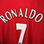 MANCHESTER UNITED RONALDO 2003-2004 ORIGINAL JERSEY Size M