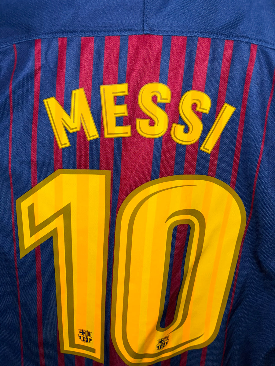BARCELONA MESSI 2017-2018 ORIGINAL JERSEY Size S