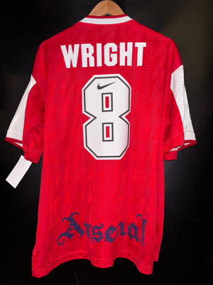 ARSENAL WRIGHT 1995-1996 ORIGINAL JERSEY Size XL
