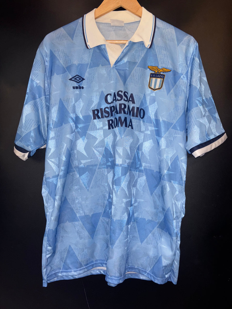LAZIO 1990-1991 ORIGINAL JERSEY Size L