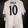ENGLAND OWEN 2001-2002 ORIGINAL JERSEY Size L
