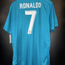REAL MADRID RONALDO 2017-2018 ORIGINAL JERSEY SIZE XL