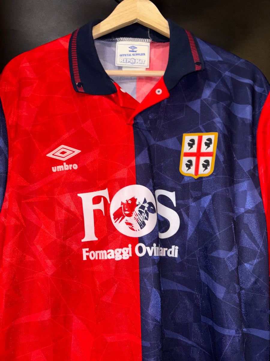CAGLIARI 1991-1992 ORIGINAL  JERSEY Size XL