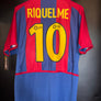 BARCELONA RIQUELME 2002-2003 ORIGINAL JERSEY Size M