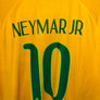 BRAZIL NEYMAR JR 2014-2015 ORIGINAL JERSEY SIZE L