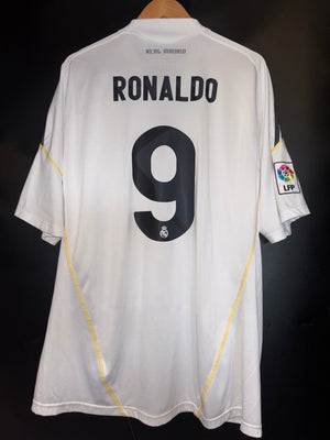 REAL MADRID RONALDO 2009-2010 ORIGINAL JERSEY Size 2XL