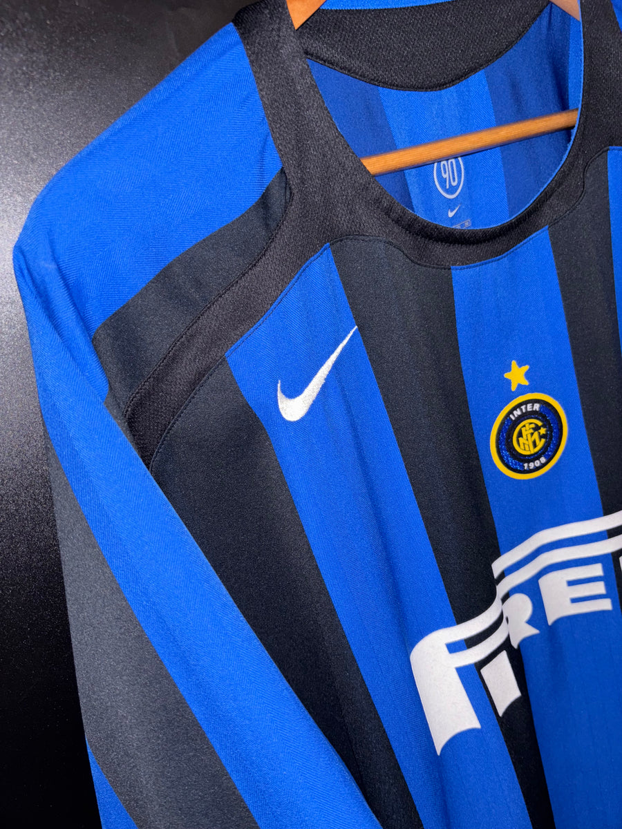 INTER MILAN ADRIANO 2005-2006 ORIGINAL JERSEY Size 2XL