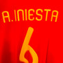 SPAIN INIESTA 2010-2011 ORIGINAL JERSEY Size XL
