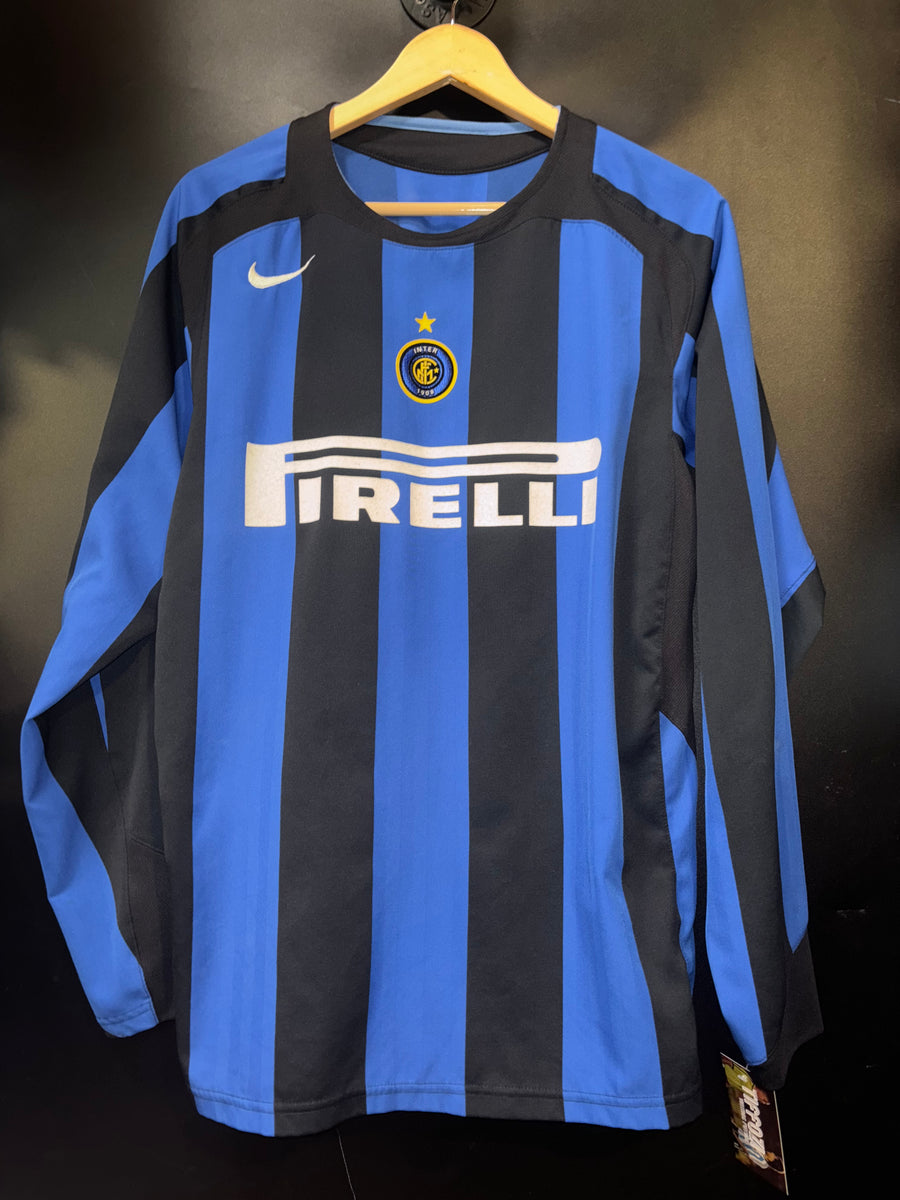 INTER MILAN ADRIANO 2005-2006 ORIGINAL JERSEY Size L