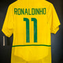 BRAZIL RONALDINHO 2002-2003 ORIGINAL PLAYER JERSEY SIZE S