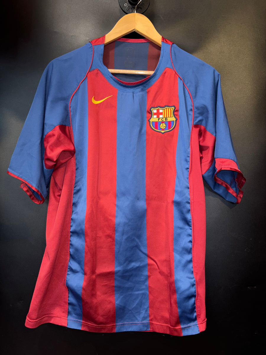 BARCELONA RONALDINHO 2004-2005 ORIGINAL JERSEY Size L