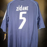 REAL MADRID ZIDANE 2005-2006 ORIGINAL JERSEY Size XL
