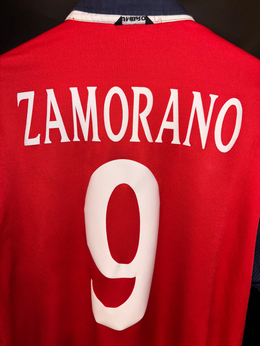 CHILE ZAMORANO 2001-2002 ORIGINAL  JERSEY SIZE XL