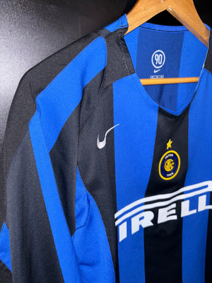 INTER MILAN ADRIANO 2004-2005 ORIGINAL JERSEY Size M