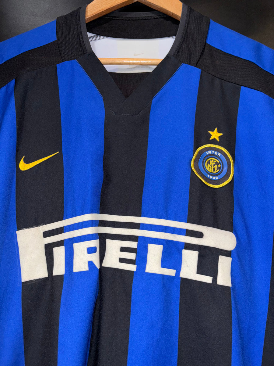INTER MILAN ADRIANO 2002-2003 ORIGINAL JERSEY Size L
