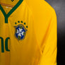 BRAZIL NEYMAR JR 2014-2015 ORIGINAL PLAYER JERSEY SIZE L