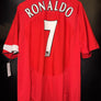 MANCHESTER UNITED RONALDO 2004-2005 ORIGINAL JERSEY Size XL