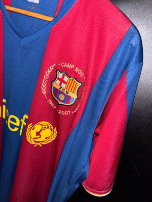BARCELONA RONALDINHO 2007-2008 ORIGINAL JERSEY Size XL