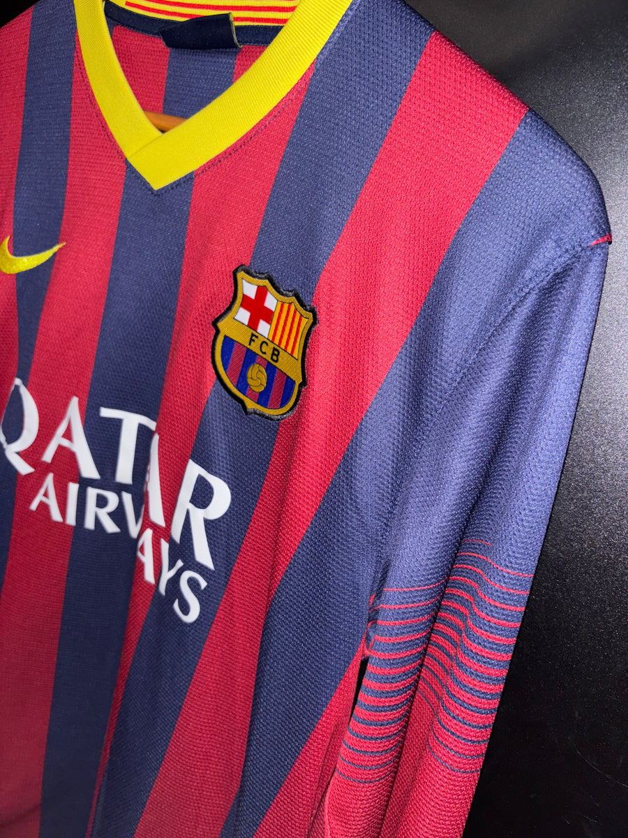 BARCELONA NEYMAR JR 2013-2014 ORIGINAL JERSEY Size M