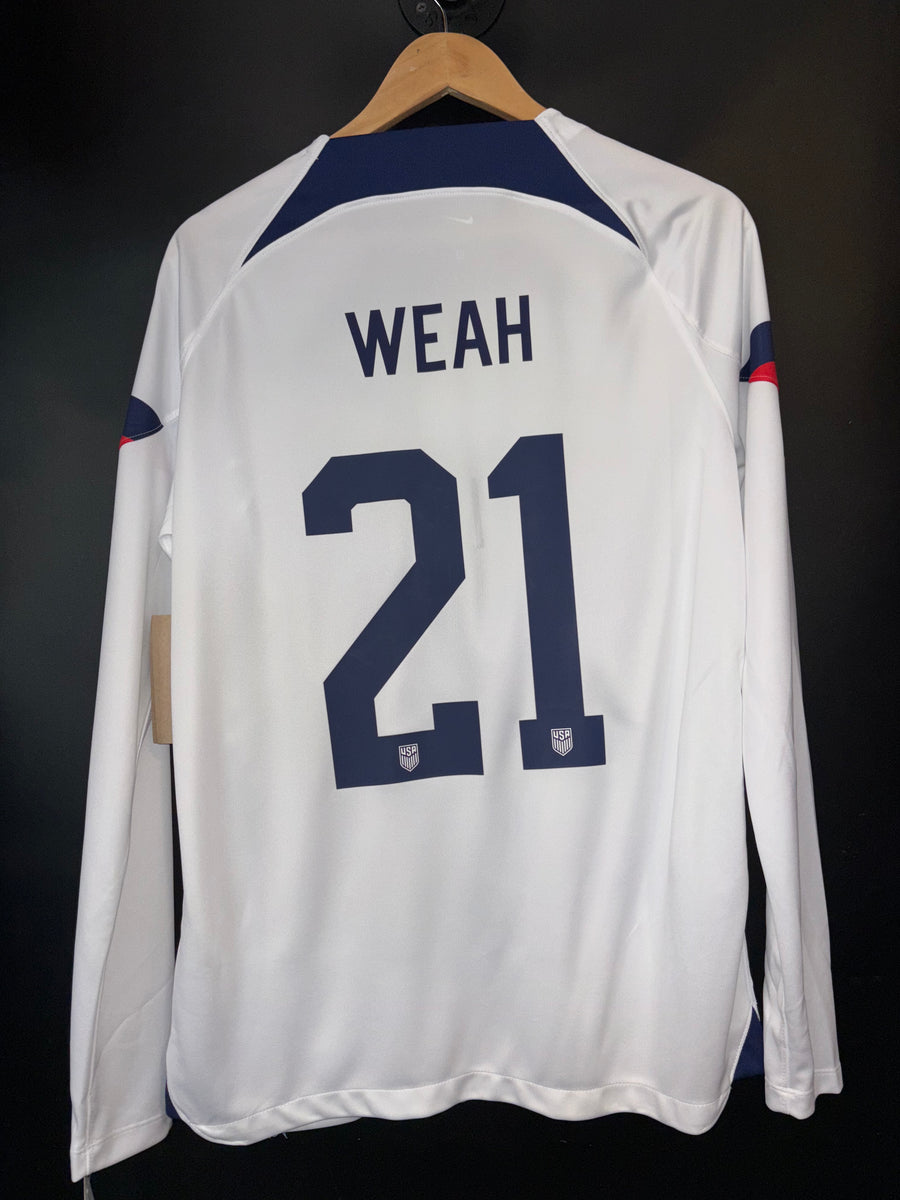 USA SOCCER USMNT WEAH 2022-2023 ORIGINAL JERSEY Size M