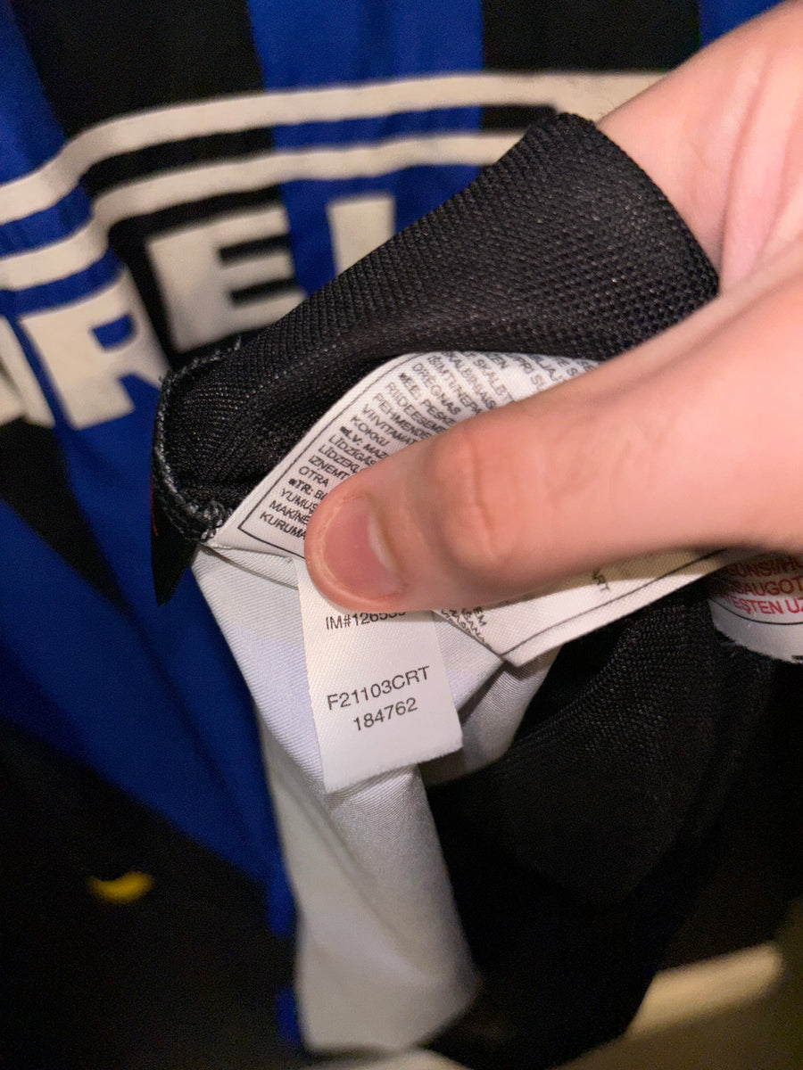 INTER MILAN ADRIANO 2002-2003 ORIGINAL JERSEY Size L