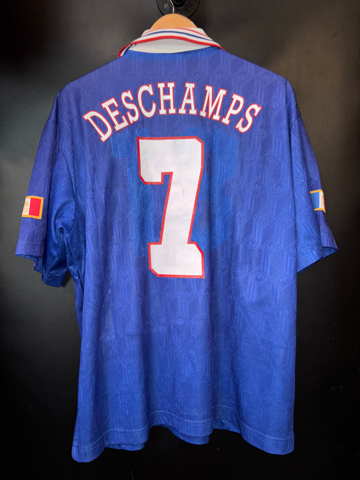 FRANCE DESCHAMPS 1996-1997 ORIGINAL JERSEY Size XL