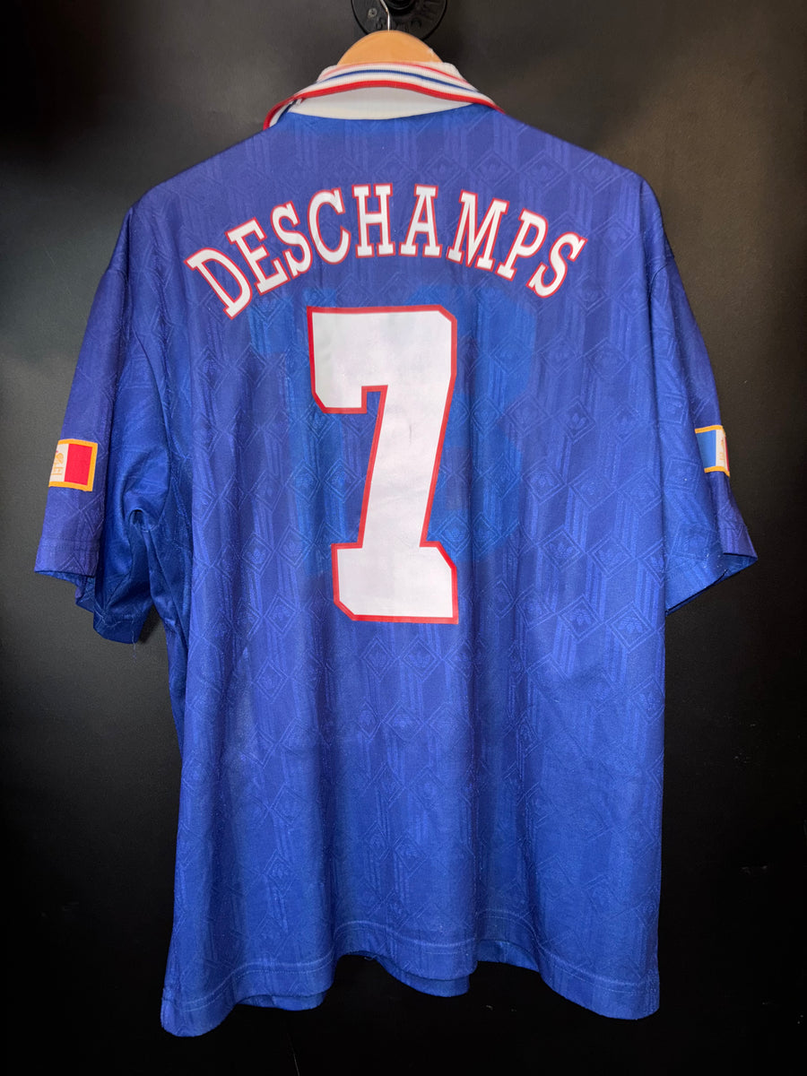 FRANCE DESCHAMPS 1996-1997 ORIGINAL JERSEY Size XL