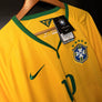 BRAZIL NEYMAR JR 2014-2015 ORIGINAL JERSEY SIZE XL