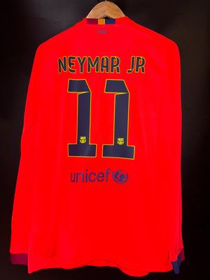BARCELONA NEYMAR JR 2014-2015 ORIGINAL JERSEY Size L
