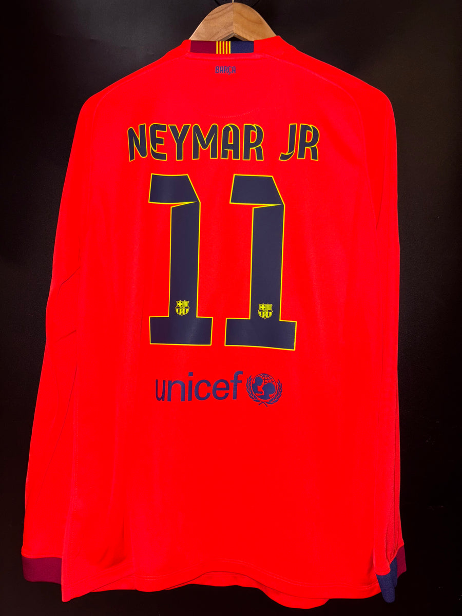 BARCELONA NEYMAR JR 2014-2015 ORIGINAL JERSEY Size L