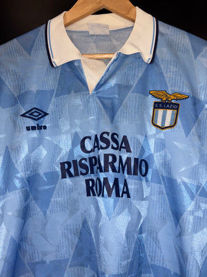 LAZIO 1990-1991 ORIGINAL JERSEY Size L