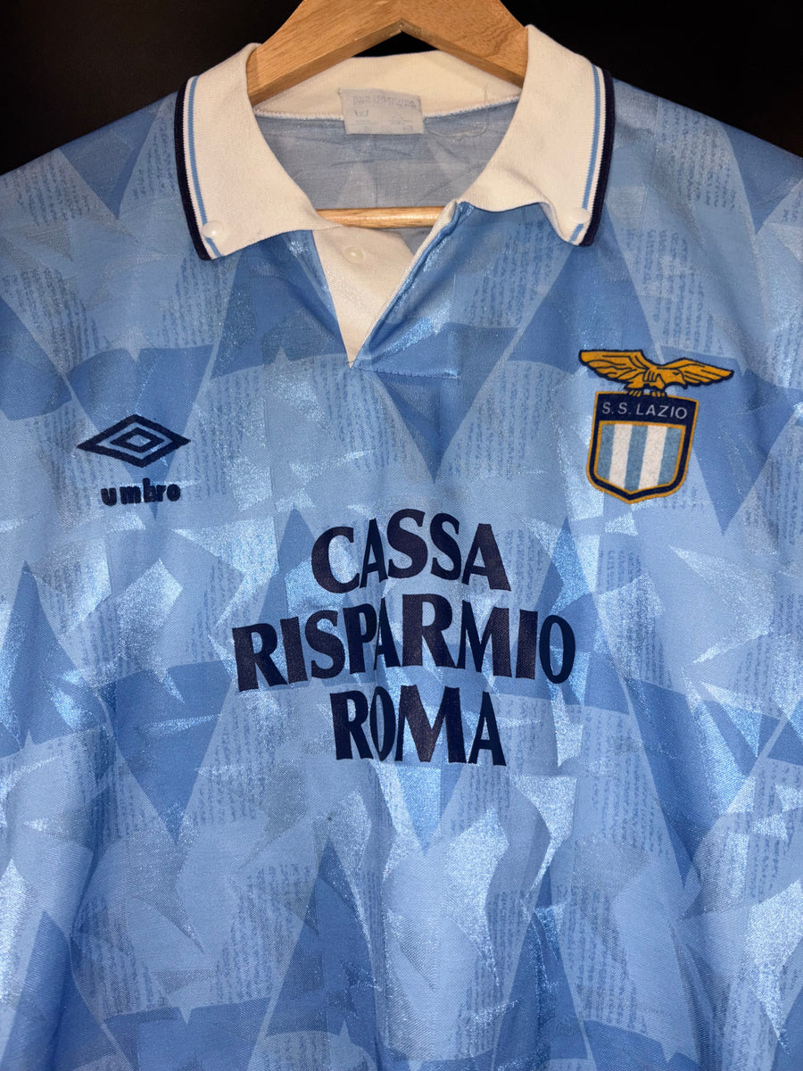 LAZIO 1990-1991 ORIGINAL JERSEY Size L