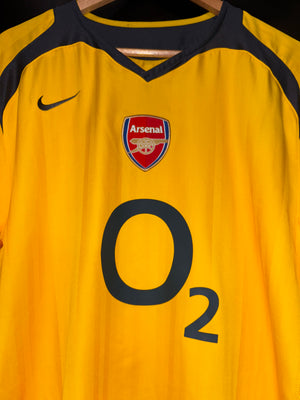 ARSENAL BERGKAMP 2005-2006 ORIGINAL JERSEY Size L