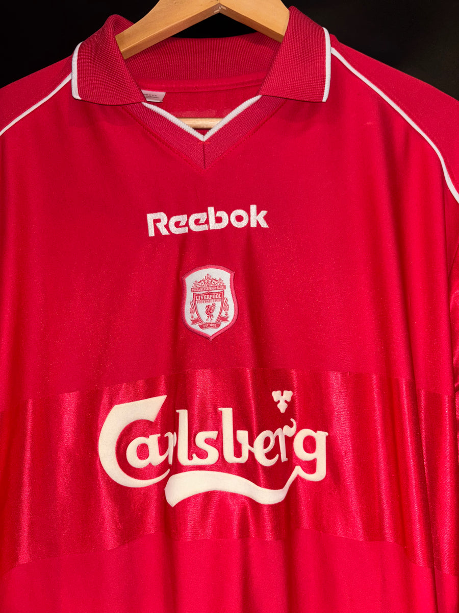 LIVERPOOL GERRARD 2001-2002 ORIGINAL JERSEY Size L