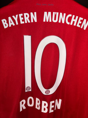 BAYERN MUNICH ROBBEN 2015-2016 ORIGINAL JERSEY Size XL