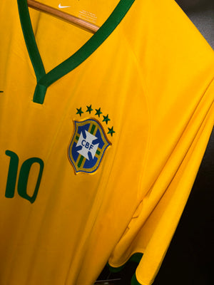BRAZIL NEYMAR JR 2014-2015 ORIGINAL JERSEY SIZE 2XL